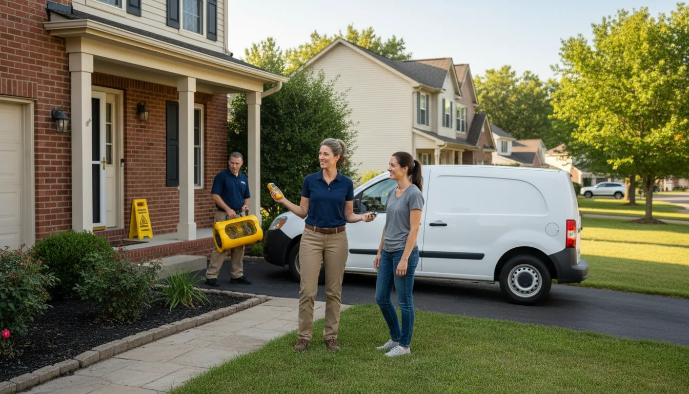 Water restoration image for Home Water Damage Repair in Liberty Mills, IN